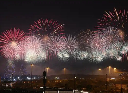 密云区焰火晚会